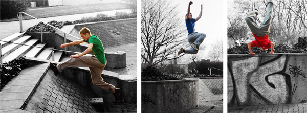 Parkour in Leipzig Twio X