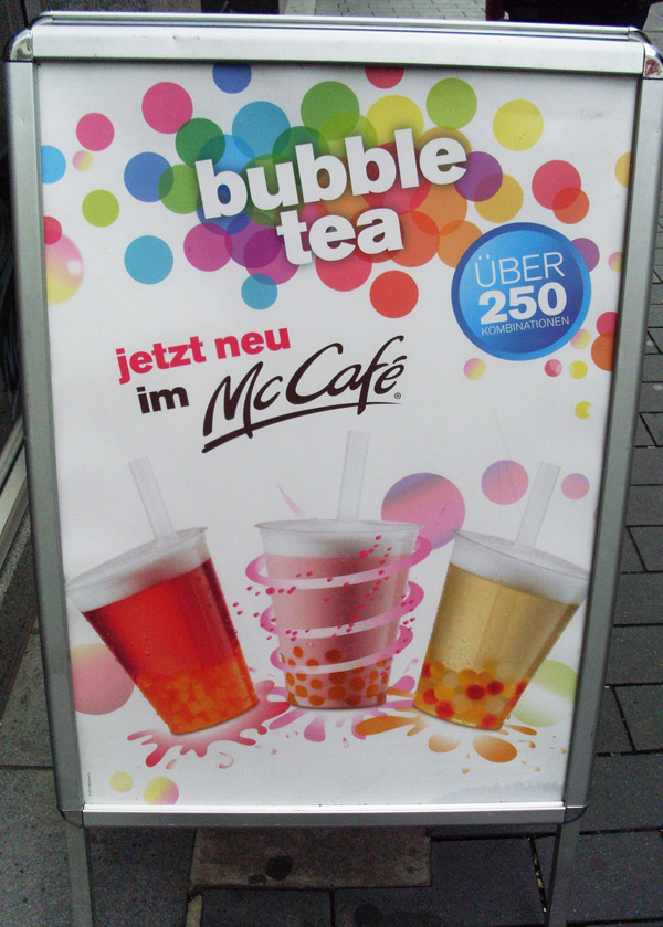 bubble tea bei mc donalds