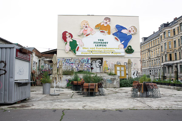 Biergarten an der Löffelfamilie