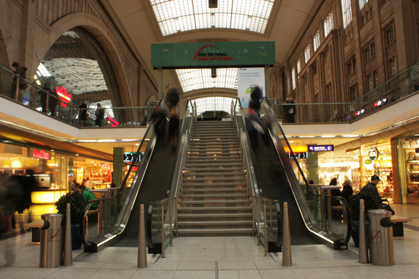 Hauptbahnhof Leipzig Treppe