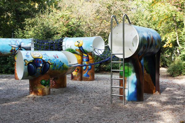 Clara-Zetkin-Park Leipzig Kinder Spielplatz