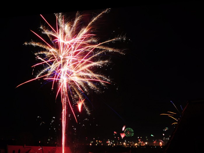 Feuerwerk 2014 Leipzig