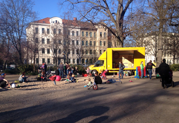 Spielmobil in Leipzig