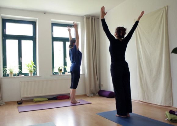 Yoga Leipzig atmungsaktiv