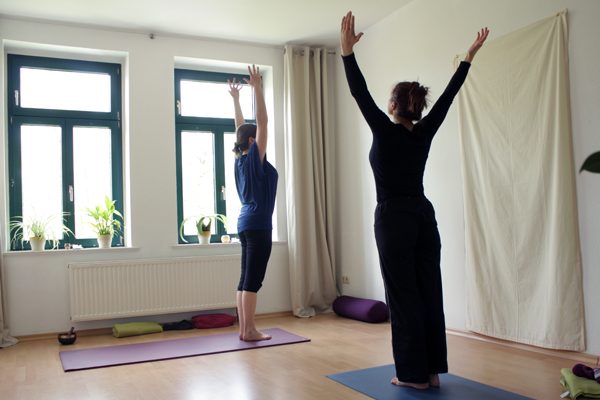 Yoga Leipzig atmungsaktiv