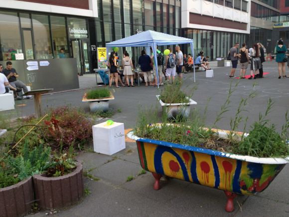 Frische Luft und Pausenbrot Universität Leipzig