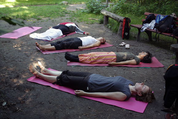 Yoga im Park Leipzig