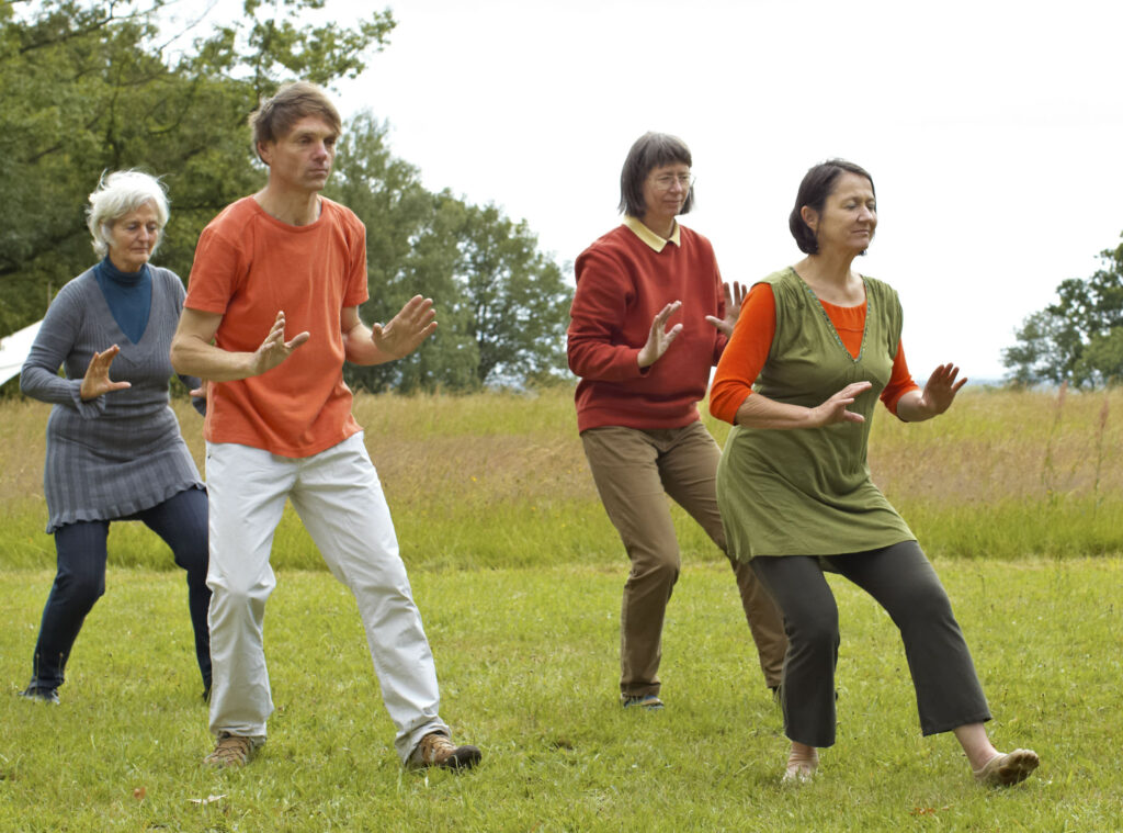 Qigong im park