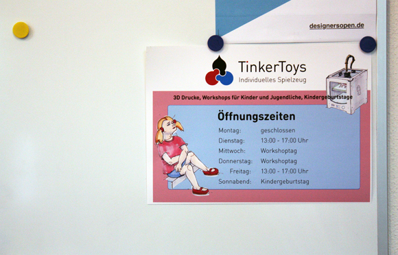 Tinkertoys Öffnungszeiten