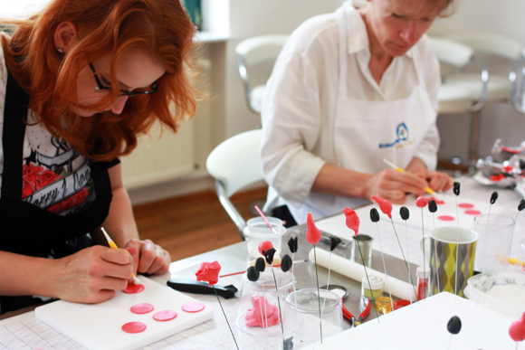 Tortenatelier Blütenkurs Fondant