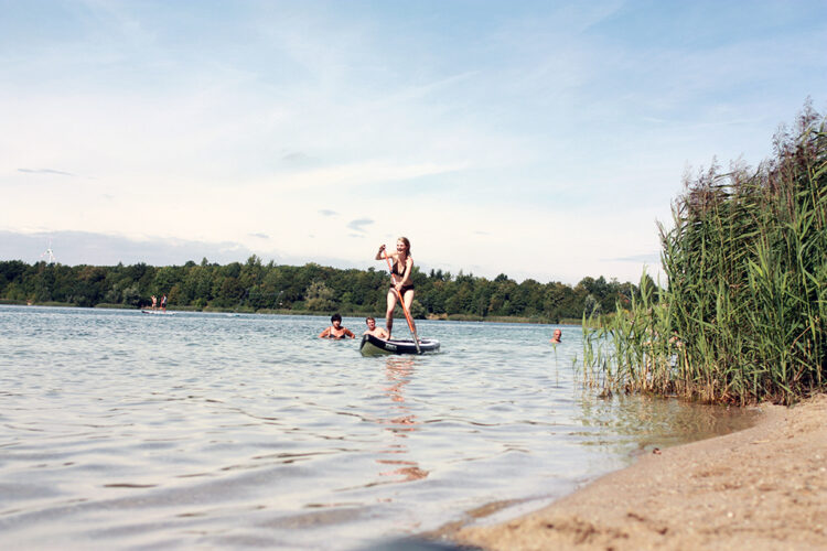Stand Up Paddling Leipzig Freizeitcampus am Kulki