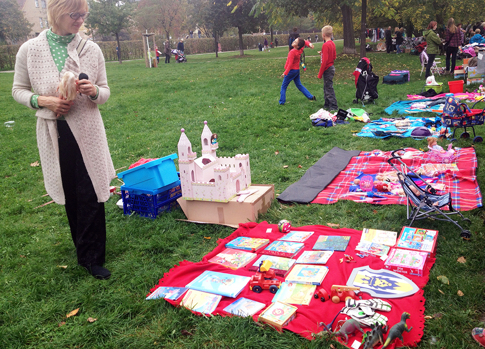 Kinderflohmarkt im Lene-Voigt-Park