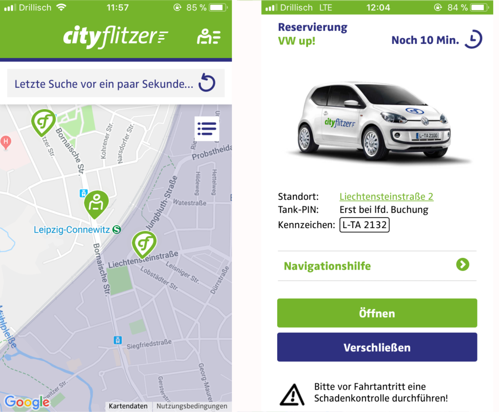 cityflitzer app