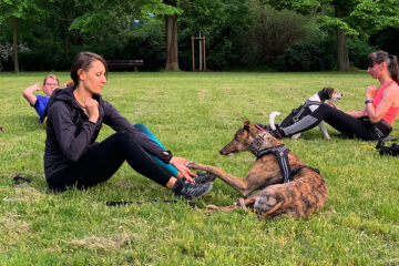 monique hunger fit mit hund