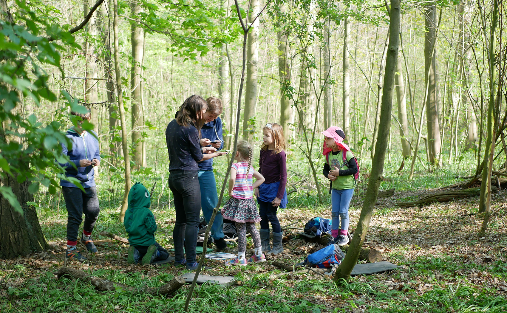 Vier fährten Leipzig