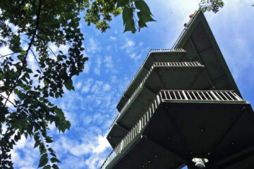 Aussichtsturm Rosental Leipzig Wackelturm