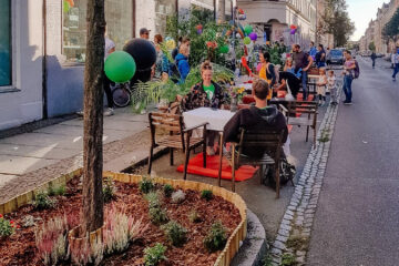 Parking day in Leipzig