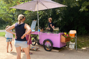 Eisfahrrad Süßer Mond