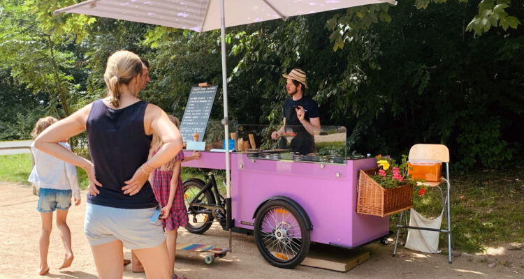 Eisfahrrad Süßer Mond