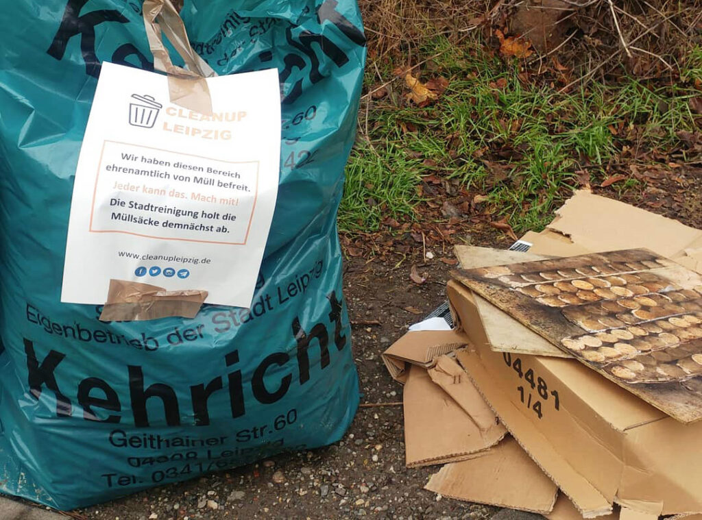 CleanUp Müllsammeln leipzig