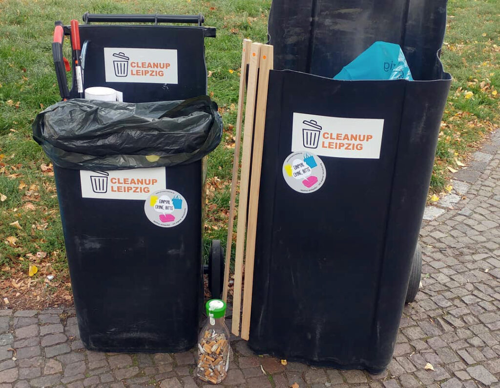 CleanUp Müllsammeln leipzig