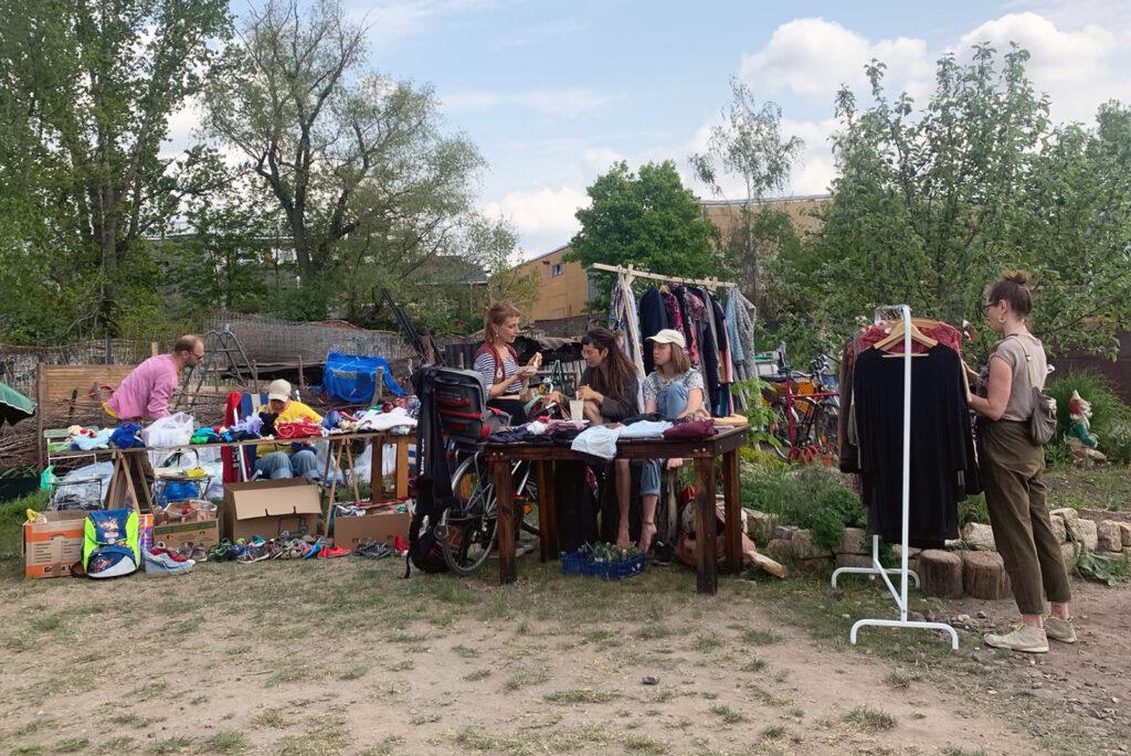 Flohmarkt Plagwitzer Güterbahnhof