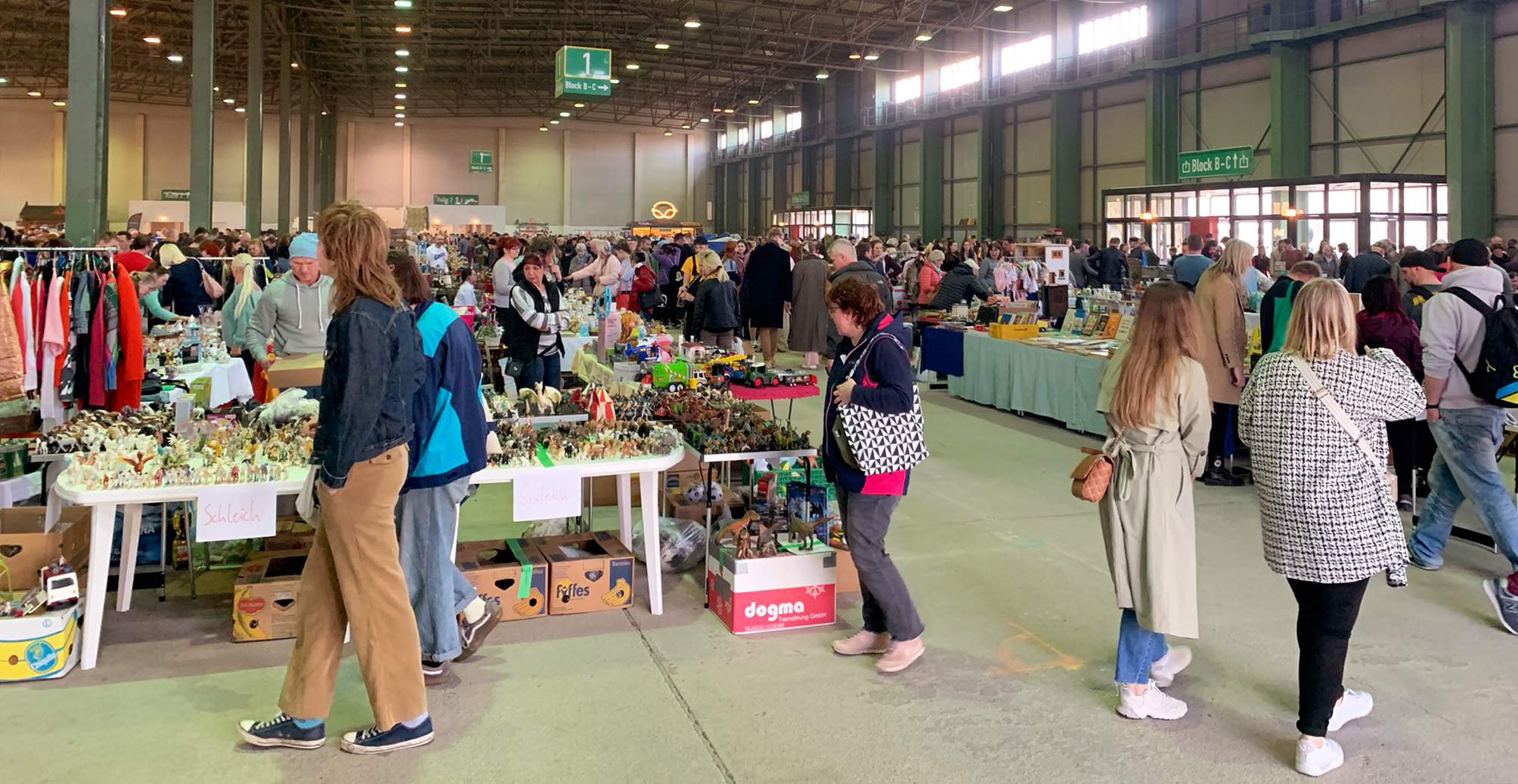 Nachtflohmarkt agra messepark Leipzig