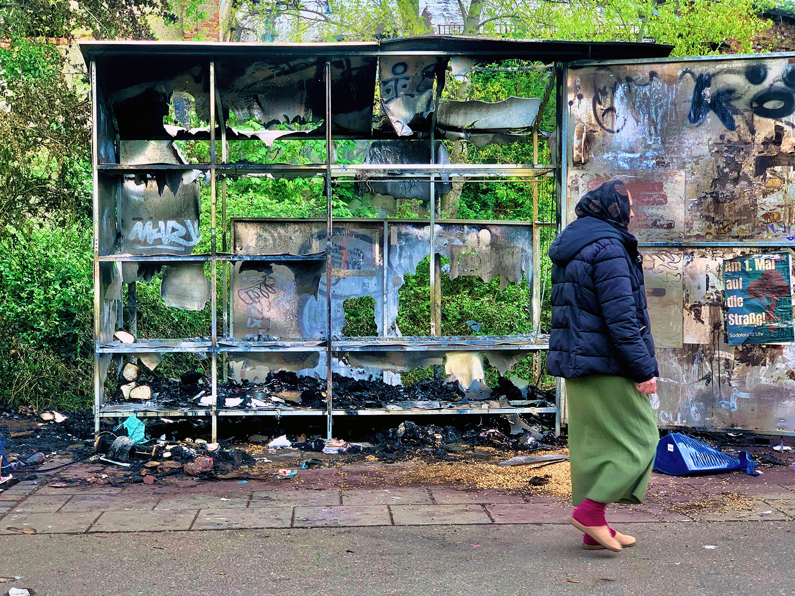 Lenes Tausch abgebrannt