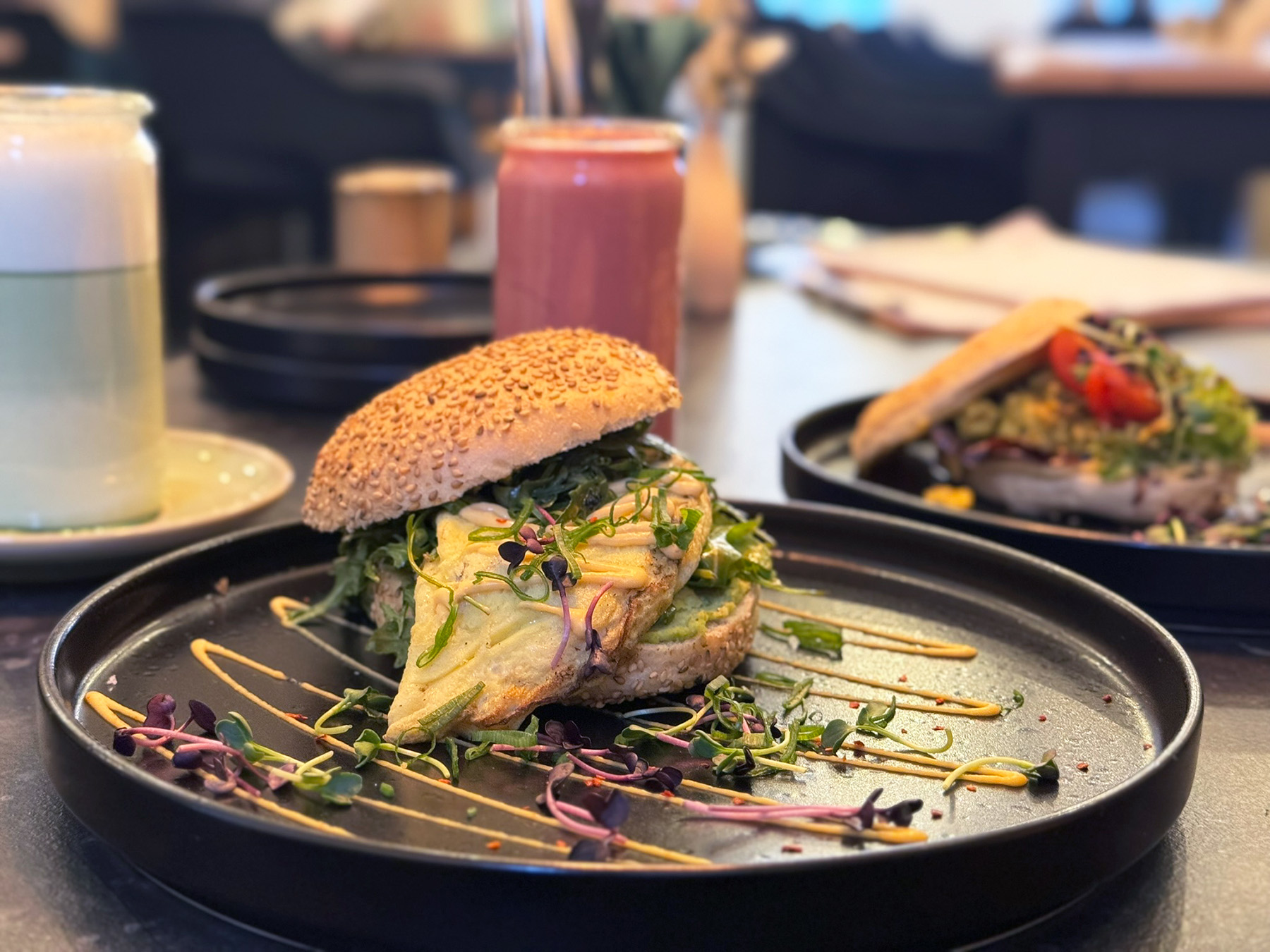HIN VEG Café Leipzig Burger