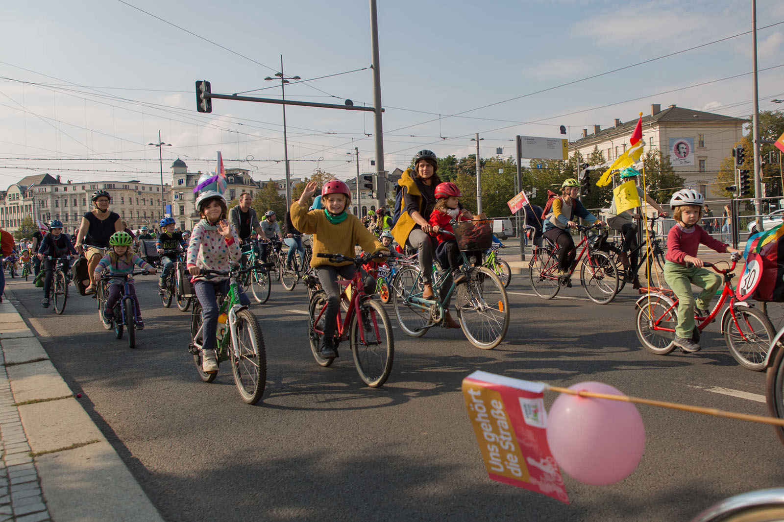 Kidical Mass Demo Leipzig