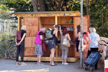 Tauschbox Entenbrücke Schleußig