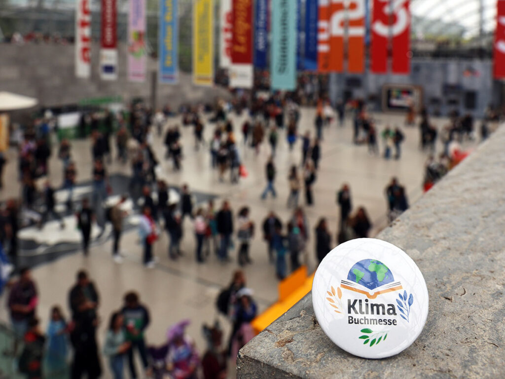 klimabuchmesse Leipzig Button