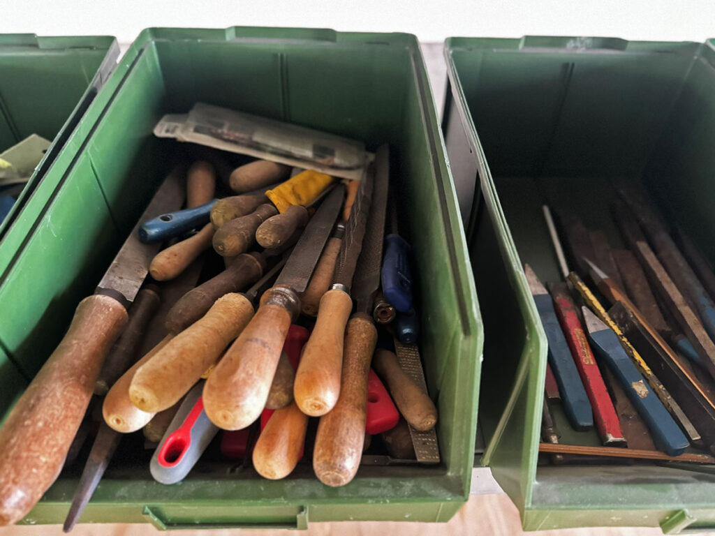 Materialbuffet in Leipzig Werkzeuge