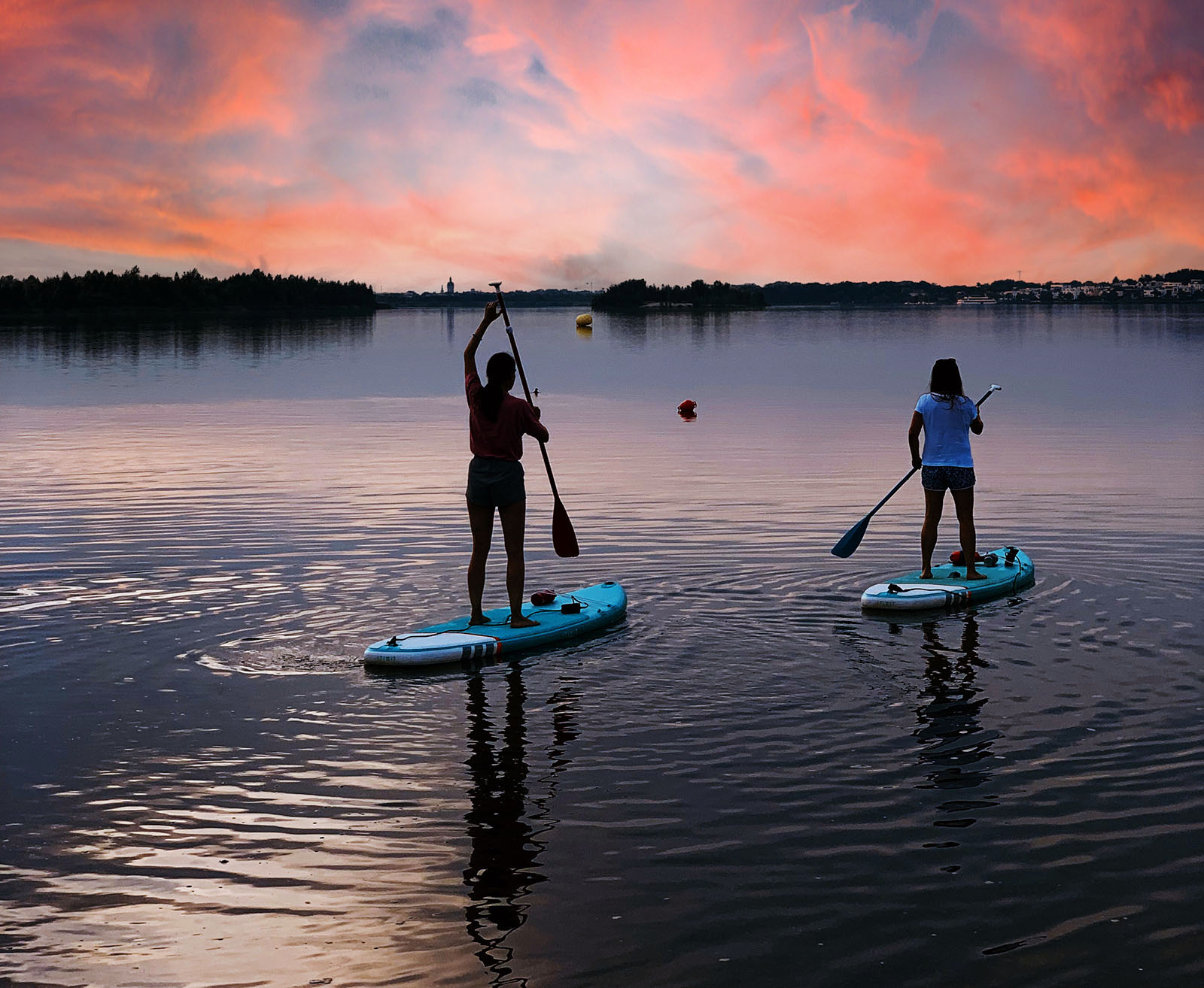 ALL ON SEA Leipzig Stand Up Paddling SUP Markkleeberger See