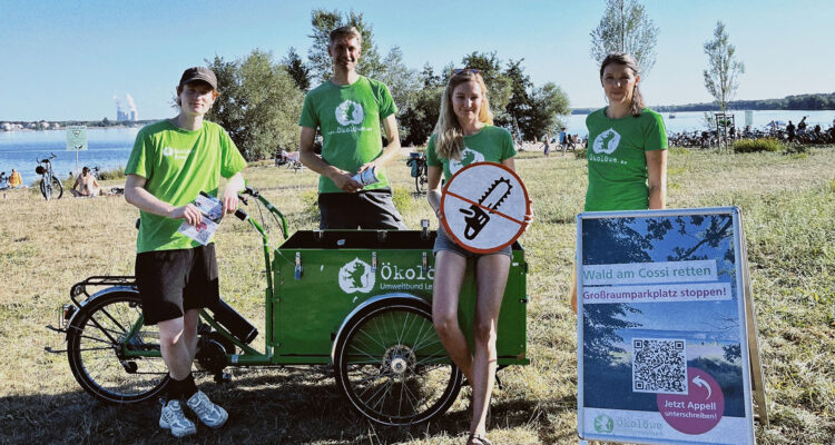 Ökolöwe will Parkplatz am Cossi verhindern