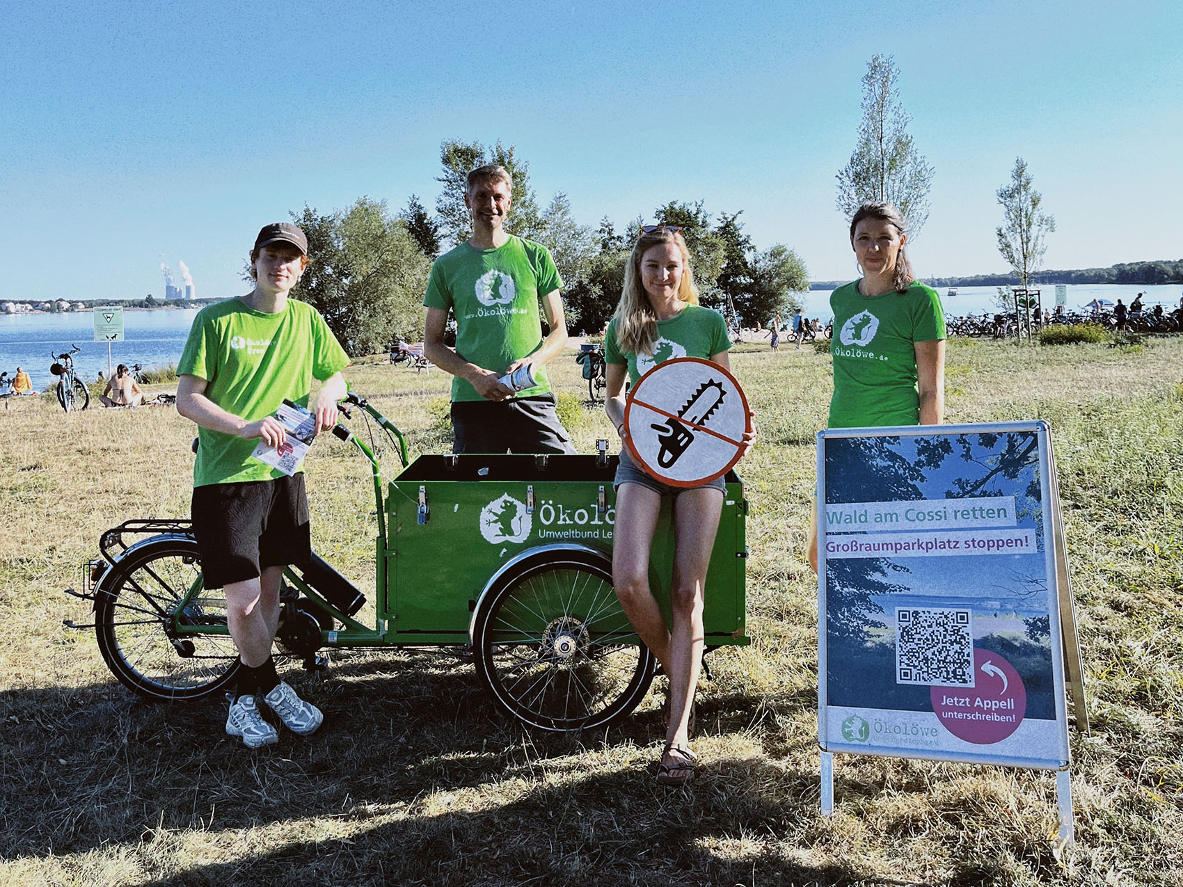 Ökolöwe will Parkplatz am Cossi verhindern