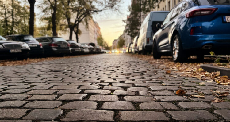 Tegelwippen Leipzig Kopfsteinpflaster