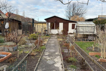 Winter im Garten Leipzig Kleingarten