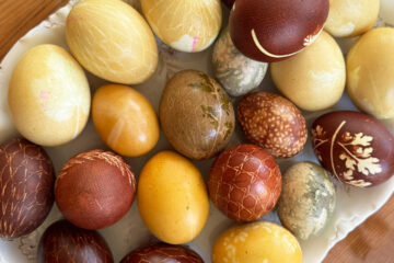 Ostereier Naturfarben