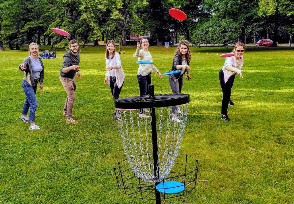 Teamevent Frisbee Golf