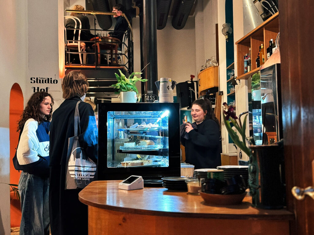 Drei der Münze Café Leipzig