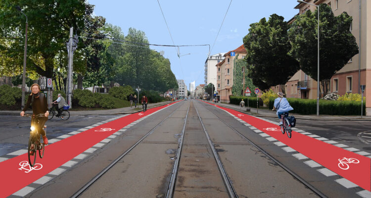 Arthur-Hoffman-Straße Radwege